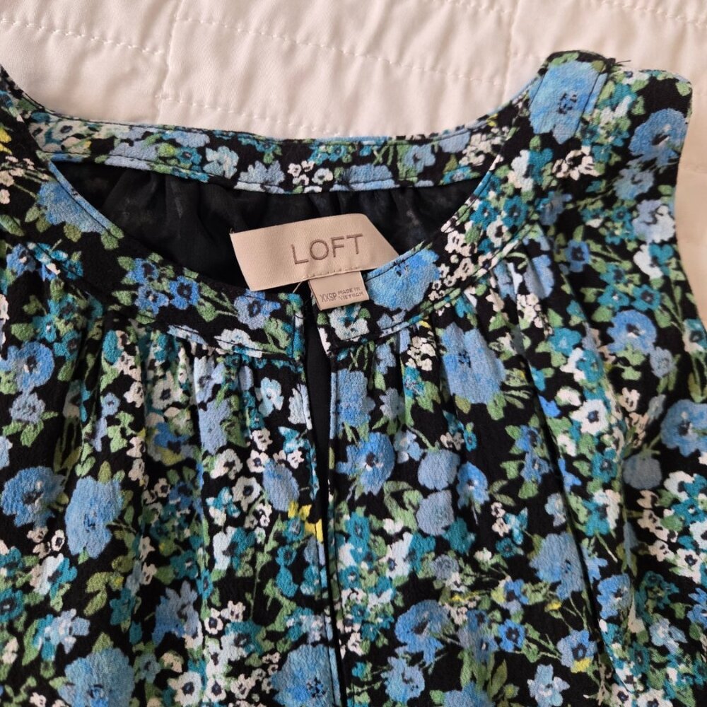 3 for $30 - Ann Taylor LOFT Beautiful Dress - Petite XXS - Picture 2 of 8
